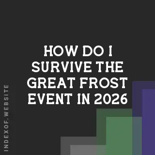 How do I survive the “Great Frost“ event in 2026? Banners